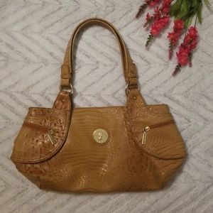 Vecceli Italy Embossed Croc Sholder Bag